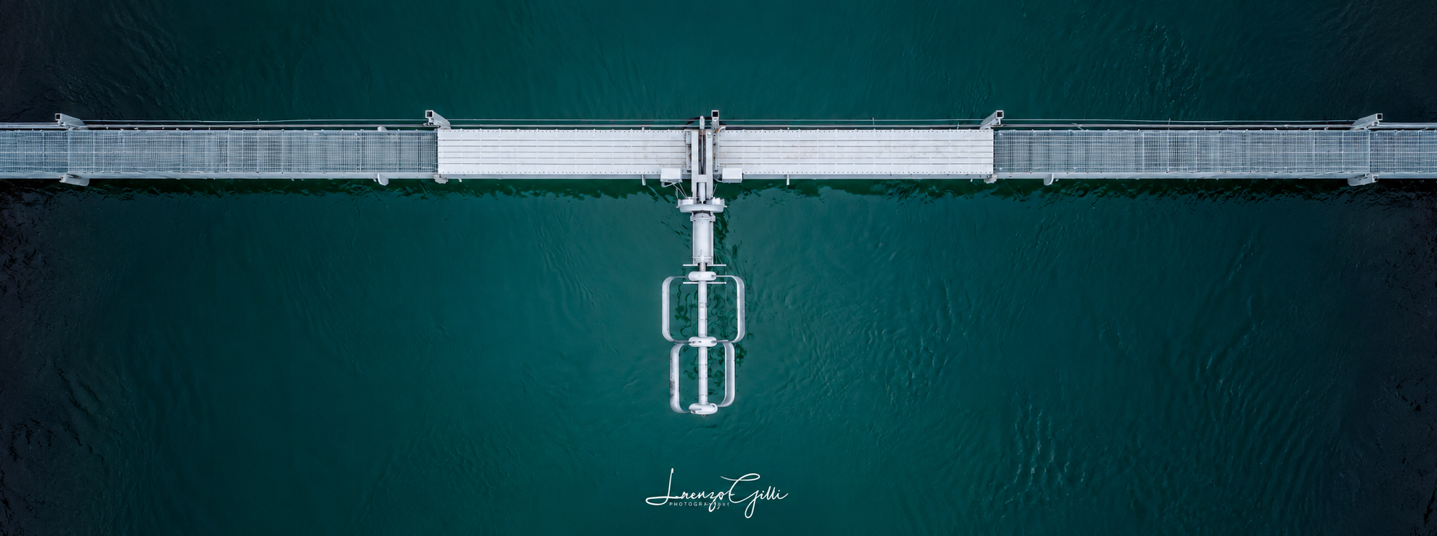 HE-PowerGreen — struttura idroelettrica fotografata dall’alto