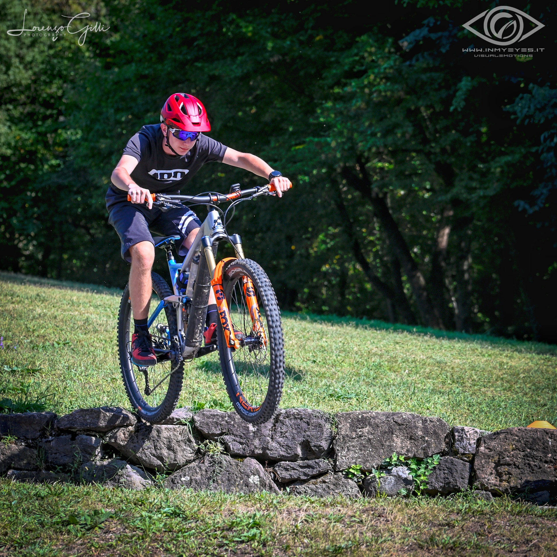 Stefano in mountain bike, fotografia 5